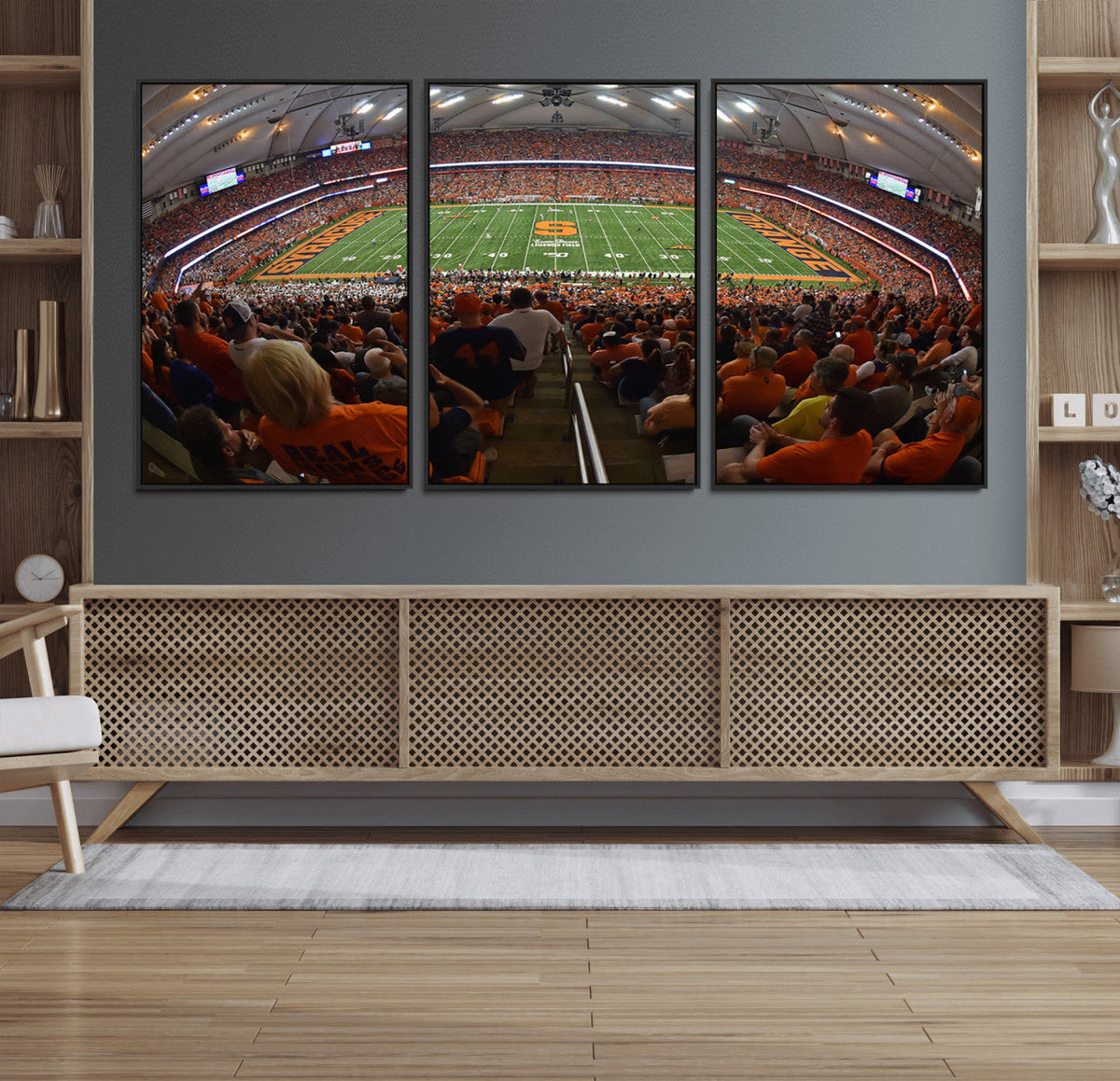 Syracuse University Orange Football Canvas Print, Football