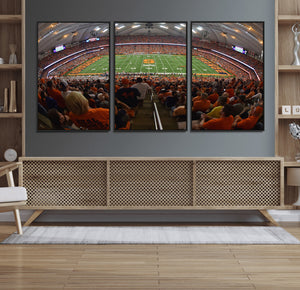 Syracuse University Orange Football Canvas Print, Football