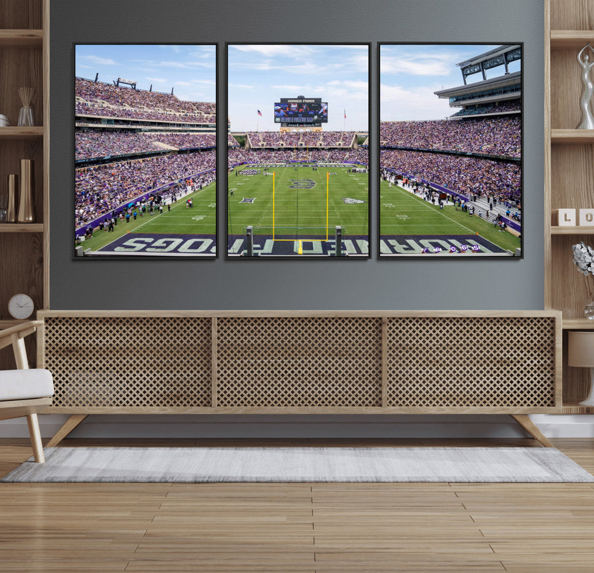 TCU Horned Frogs Football Team Print - Fort Worth Amon G.