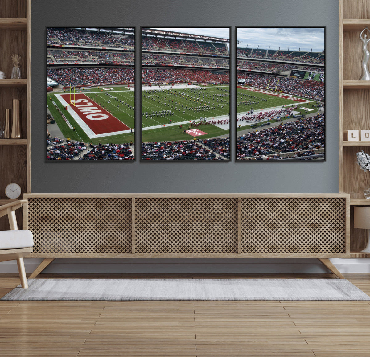 The Temple University Owls Athletics Team Print -