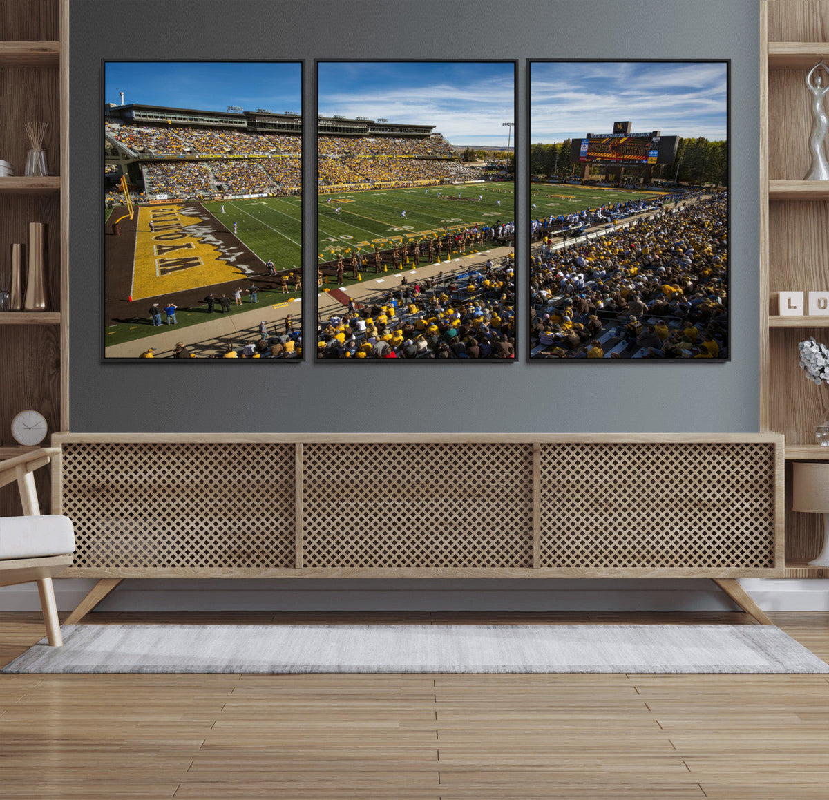 University of Wyoming Cowboys Football Team Print - Laramie