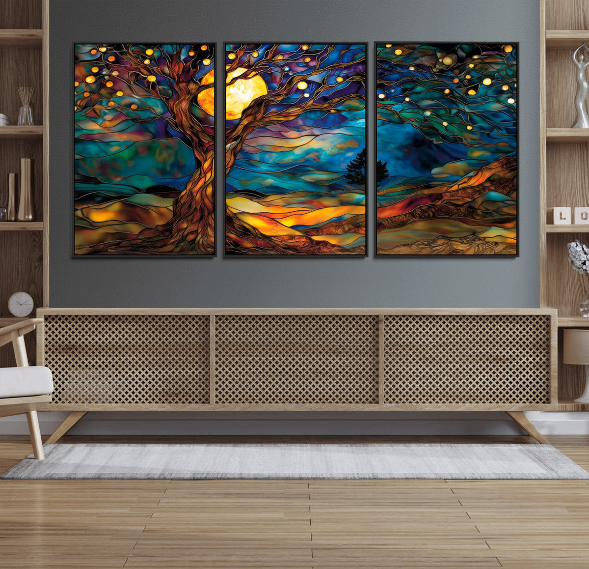 Tree of Life Wall Art - Yggdrasil Tree of Life Canvas Print