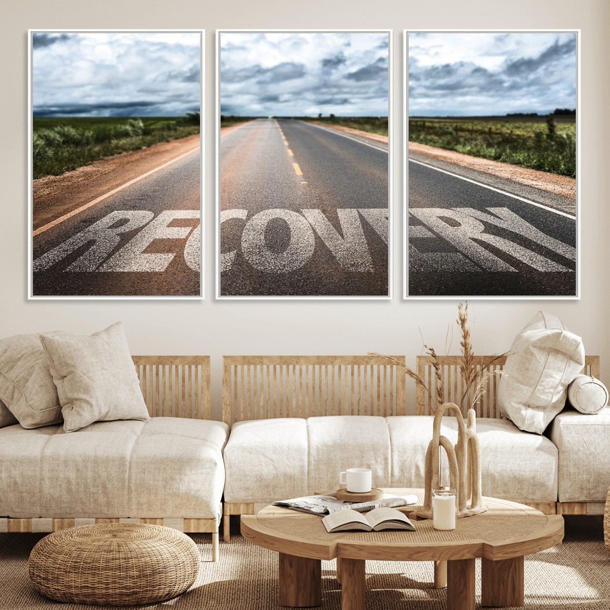 Recovery Road Wall Art Canvas Print