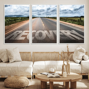 Recovery Road Wall Art Canvas Print