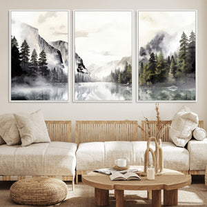 Yosemite Valley Wall Art Canvas Print – Framed and Ready to