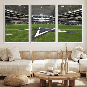 Dallas Cowboys Football Team Print - Arlington AT&T Stadium