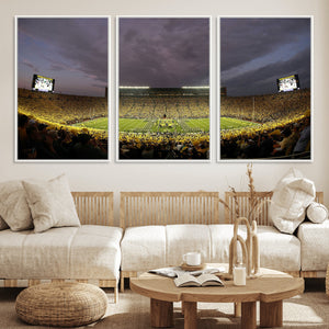 Michigan Wolverines Print - Michigan Stadium Wall Art Canvas