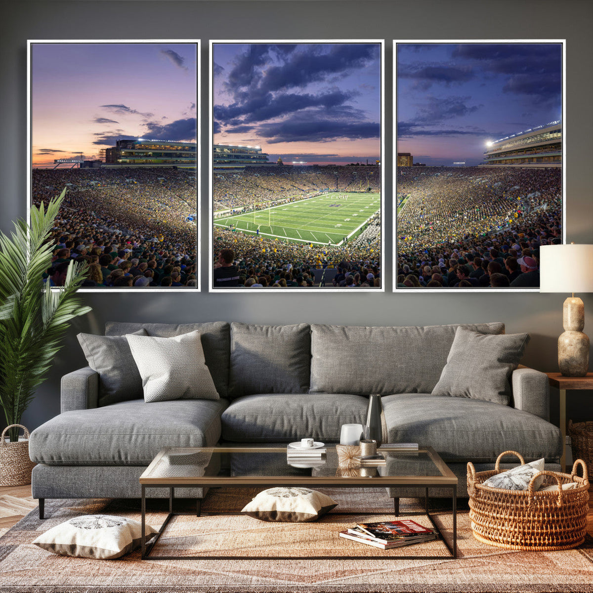 Notre Dame Fighting Irish Football Team Print - Notre Dame