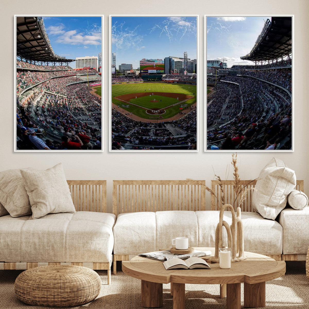 Truist Park Stadium Canvas Wall Art - Atlanta Braves Game
