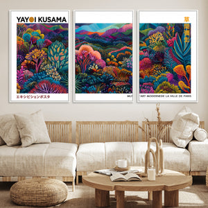Framed Yayoi Kusama 1986 Wall Art Print – Japanese Wall Art