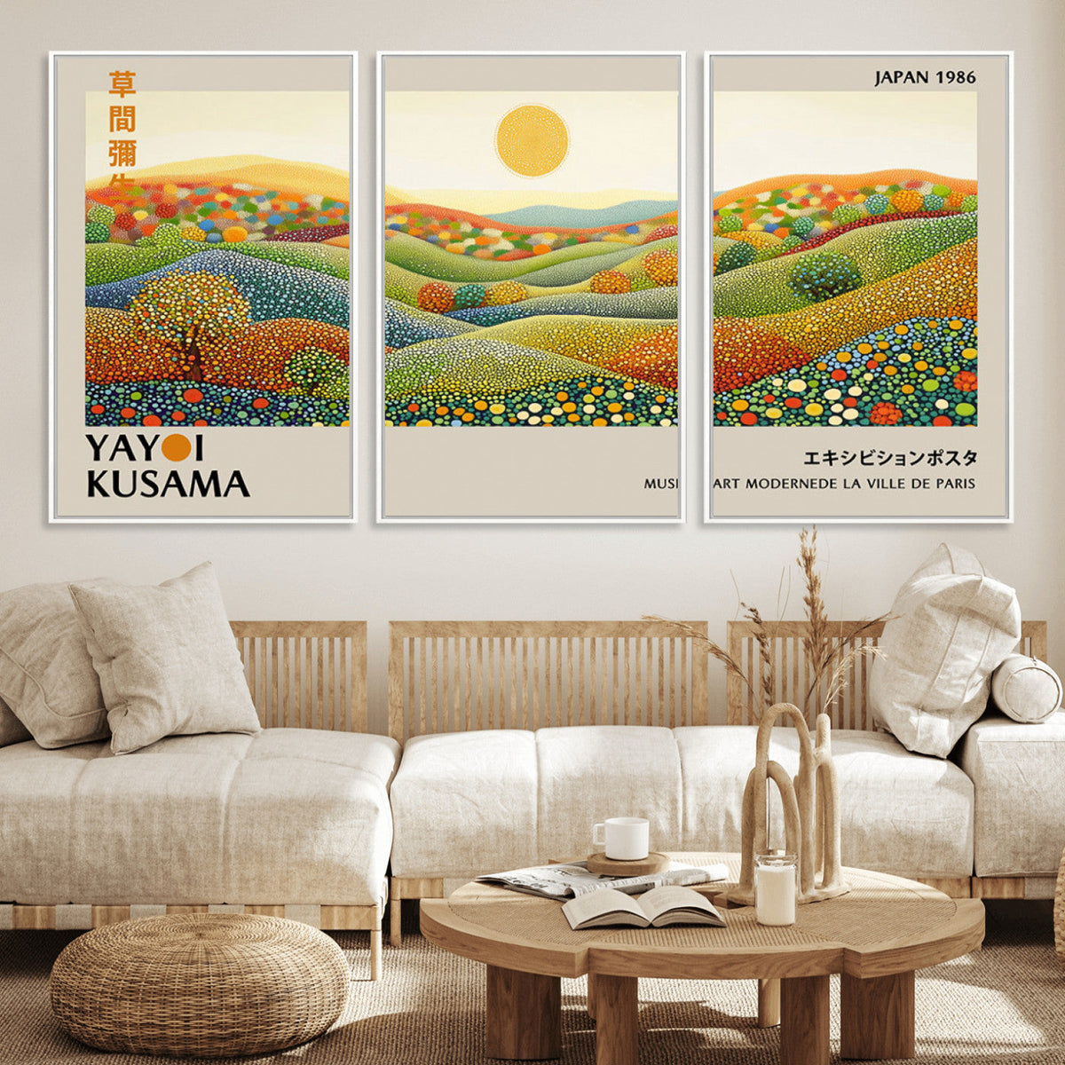Yayoi Kusama Wall Art Print – Yayoi Kusama Wabi Sabi