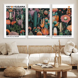 Modern Japanese Wall Art Canvas Print – Framed Abstract