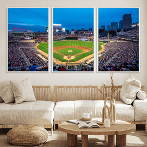 Target Field Stadium Wall Art Canvas Print – Minnesota Twins