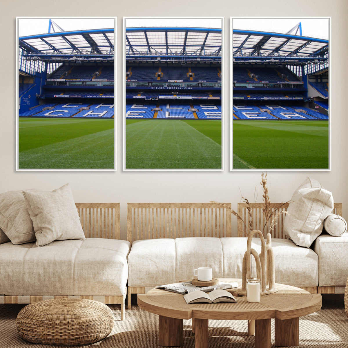 Stamford Bridge Chelsea Football Stadium Canvas Wall Art