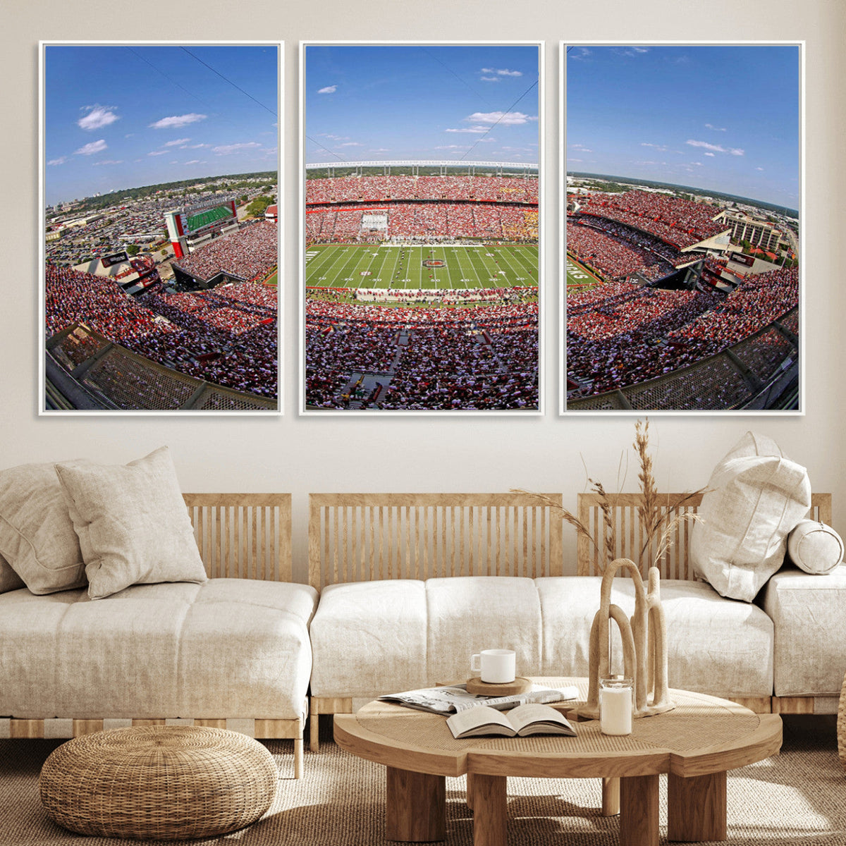 William Brice Stadium Wall Art Canvas Print – Stadium Crowd