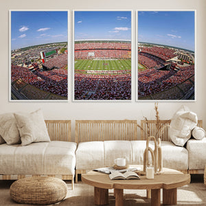 William Brice Stadium Wall Art Canvas Print – Stadium Crowd
