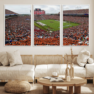 Jordan-Hare Stadium Wall Art Canvas Print, College Sports