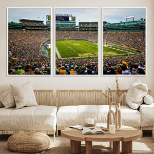 Green Bay Packers Lambeau Field Stadium Wall Art Canvas