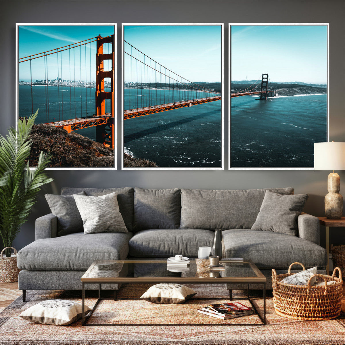 Golden Gate Bridge Wall Art Canvas Print – San Francisco