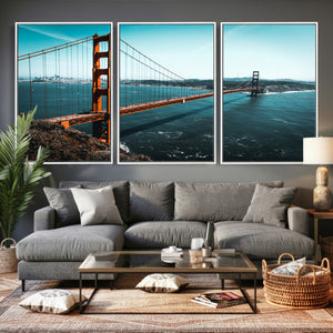 Golden Gate Bridge Wall Art Canvas Print – San Francisco
