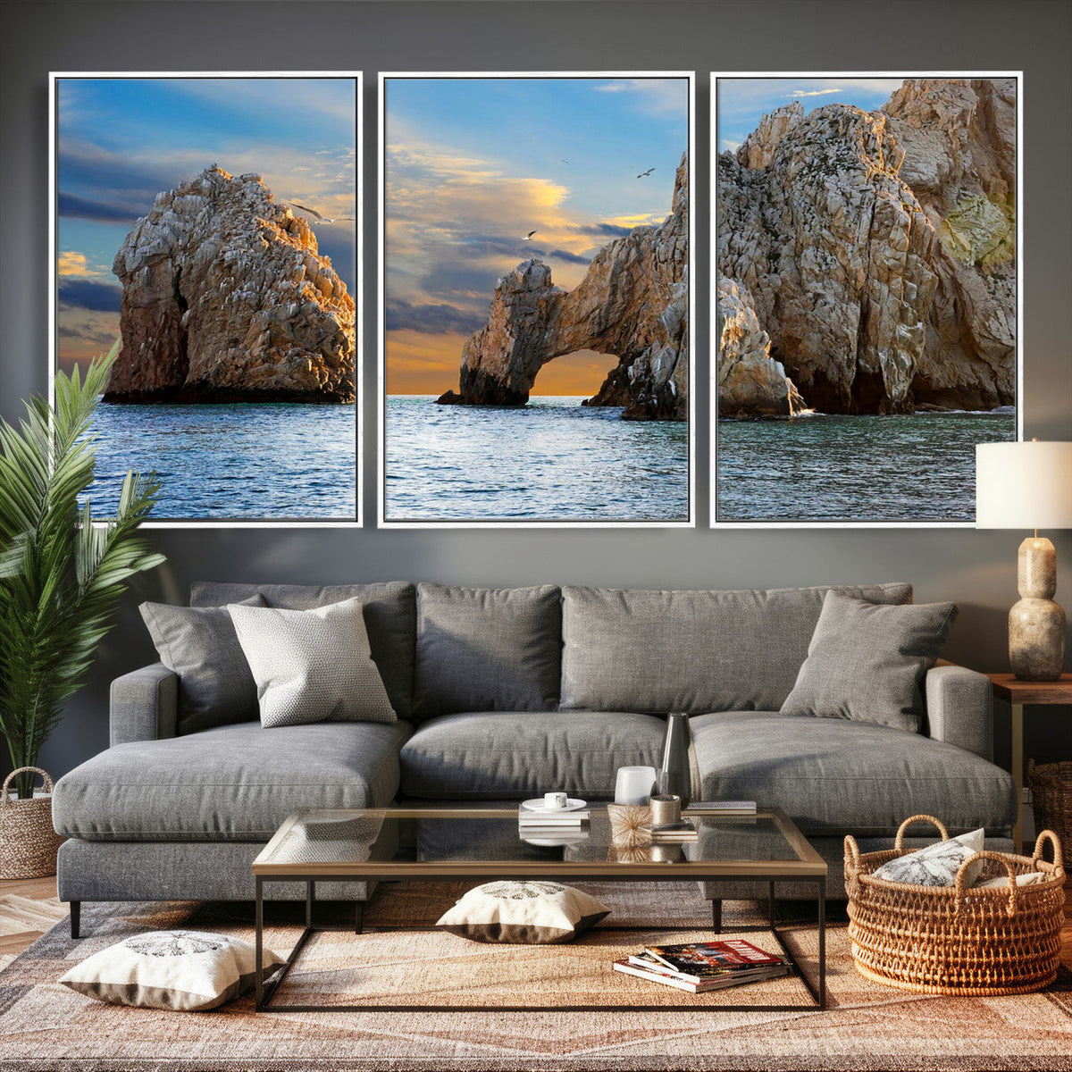 The Arch Cabo San Lucas Ocean Arch Wall Art Canvas Print,