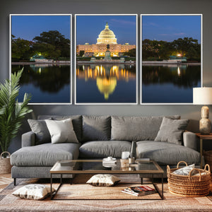 US Capitol Building Wall Art Canvas Print – Washington DC
