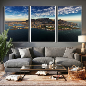 Cape Town Skyline Wall Art Canvas Print – Table Mountain