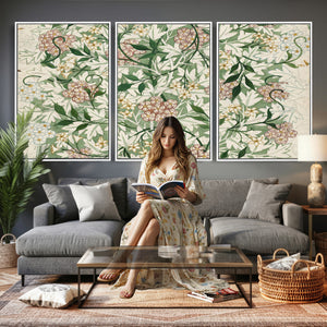 William Morris Jasmine 1872 Canvas Wall Art — Arts and