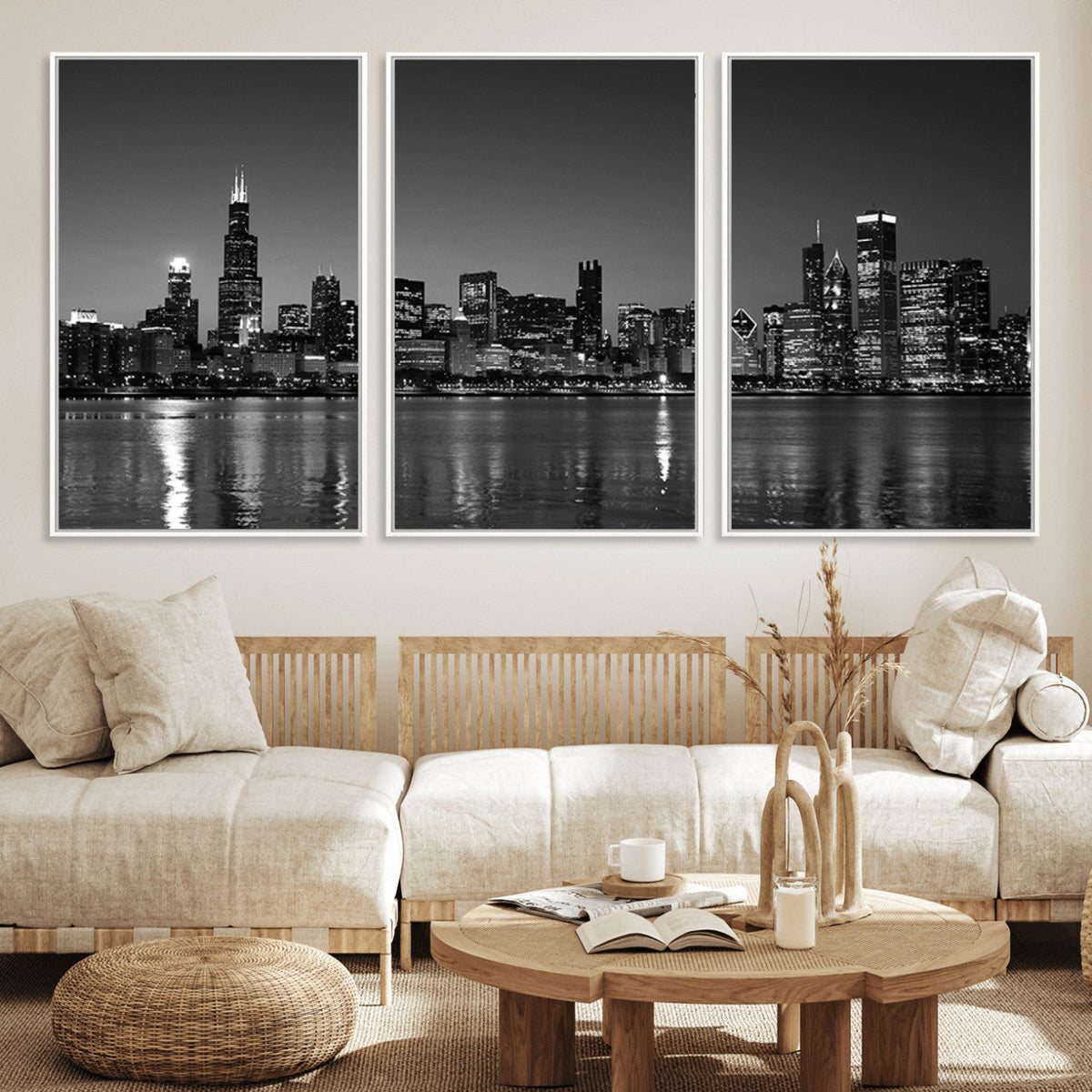 Chicago Wall Art Canvas Print