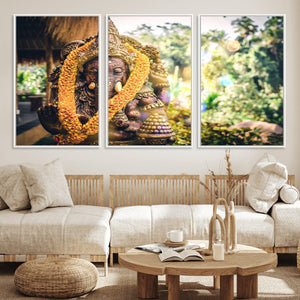 Hinduism Statue Wall Art Canvas Print