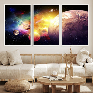 Space and Galaxy Canvas Print