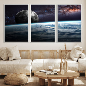 Space and Planet Canvas Print