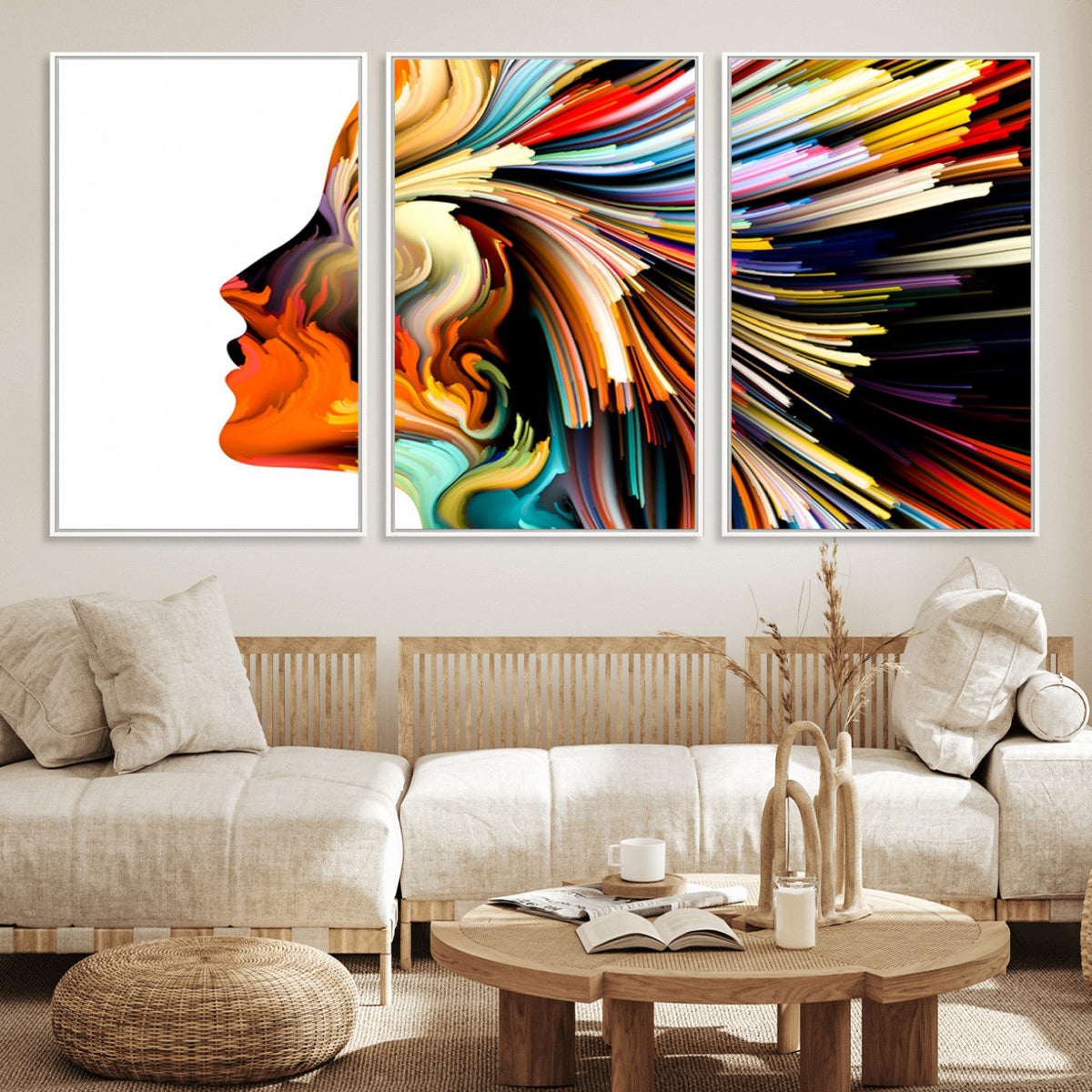 Profile Colors Canvas Print