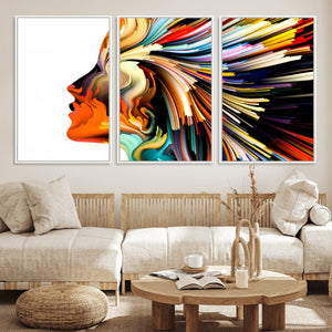 Profile Colors Canvas Print