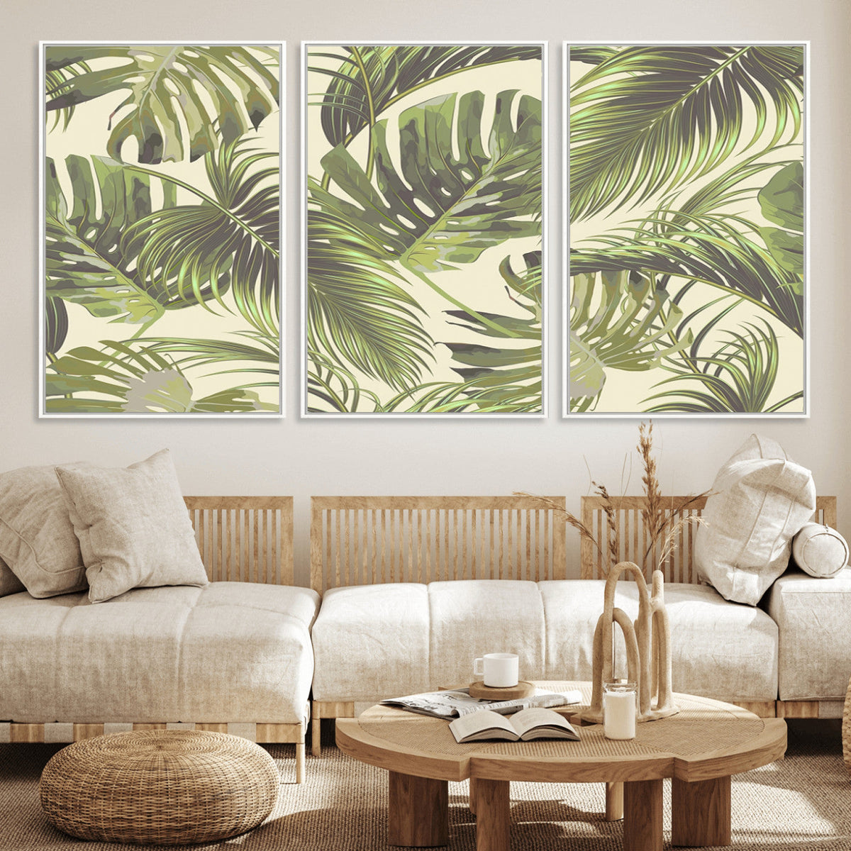 Palm Leaves Canvas Print