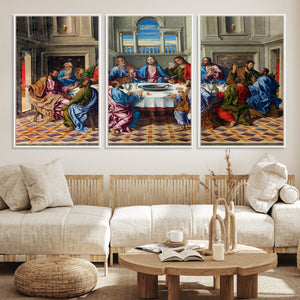 The Last Supper Multi Panel Canvas Wall Art