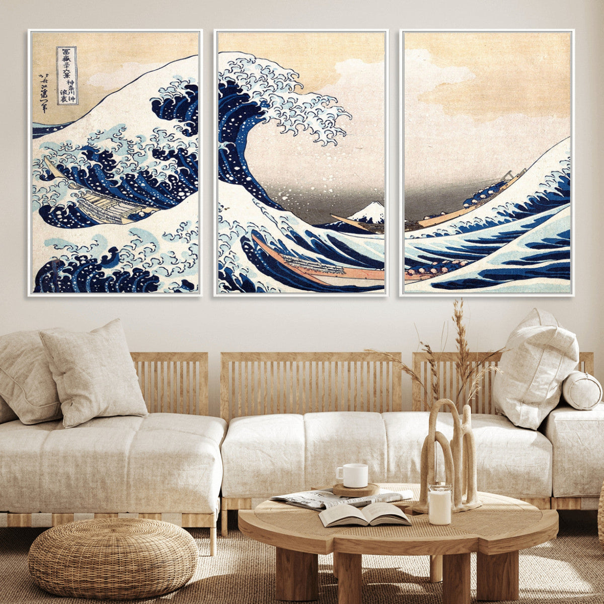 Hokusai: The Breaking Wave off Kanagawa Canvas Print