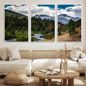 San Juan Nal Forest Wall Art Landscape Canvas Print
