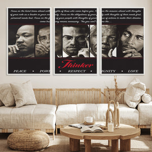 Thinkers of Wall Art Canvas Print - Inspirational Wall Art