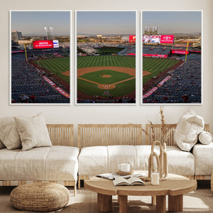 Los Angeles Angels Baseball Canvas Print - Anaheim Angel