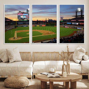 Citizens Bank Park Philadelphia Phillies Wall Art Canvas |