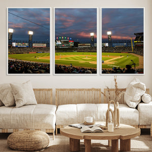 Chicago White Sox Baseball Team Print Canvas- Guaranteed