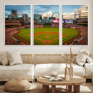St. Louis Cardinals Baseball Team Print - Busch Stadium Wall
