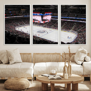 Rogers Place Edmonton Oilers Ice Hockey Stadium Wall Art,