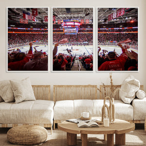 Carolina Hurricanes Ice Hockey Stadium Wall Art, Carolina