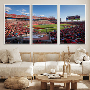 Florida Tampa Raymond James Stadium Wall Art Canvas Print -