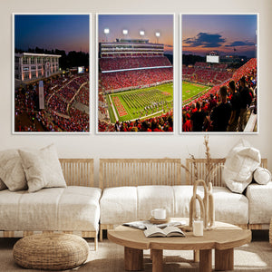 NC State Wolfpack Football Team Print - Raleigh