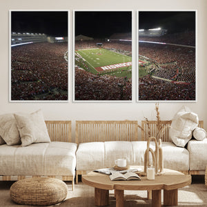 Wisconsin Badgers Football Team Print - Madison Camp Randall