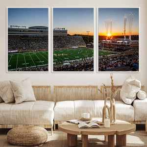 Demon Deacons Football Team Print Canvas- Winston-Salem