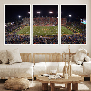 Demon Deacons Print Canvas, Football Team Print -